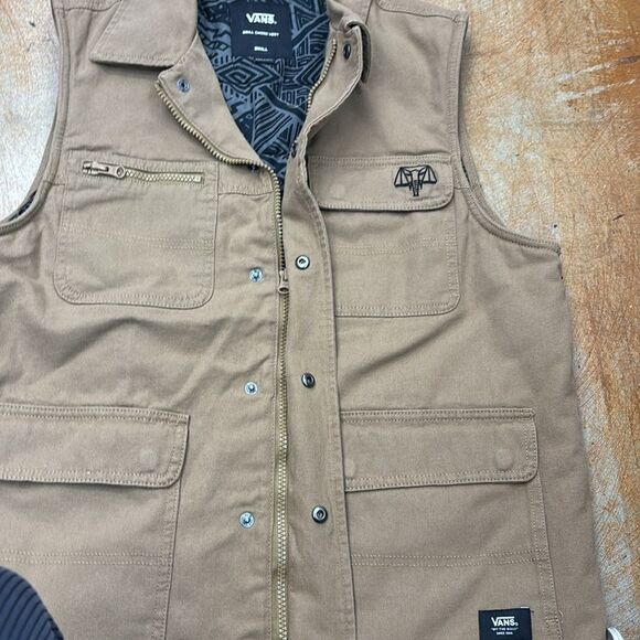 Vans X Courage Adams Drill Chore Vest-Dirt Adult - Picture 4 of 6